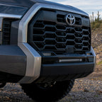 Rigid Industries 2022+ Toyota Tundra 6in SR-Series White Fog Light Kit installed on truck bumper