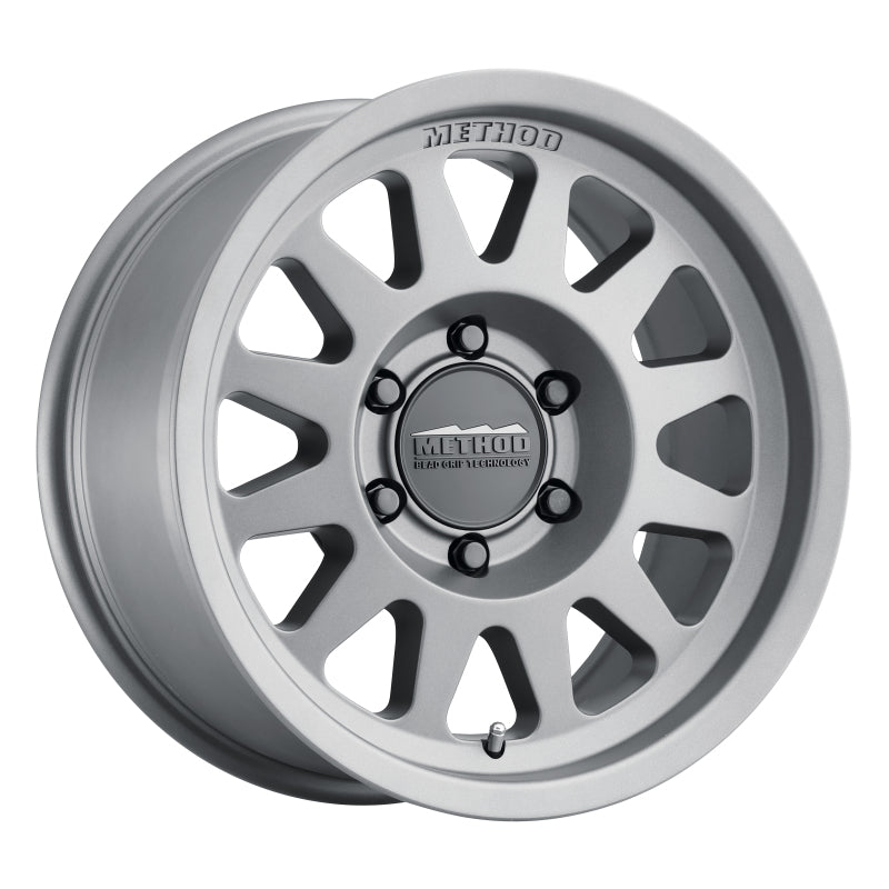 Method MR704 17x8.5 0mm Offset 8x170 130.81mm CB Matte Titanium Wheel Secondary image