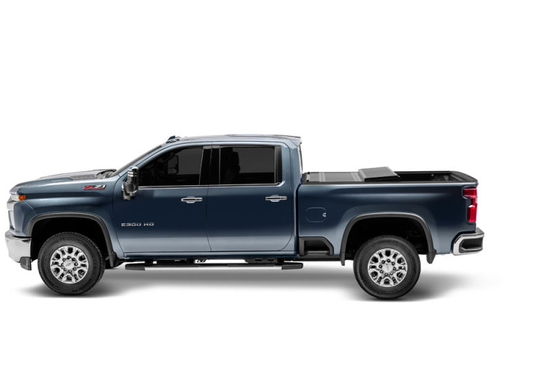 BAK 2020 Chevy Silverado 2500/3500 HD 6ft 9in Bed BAKFlip G2 truck with hard folding cover for offroad performance.