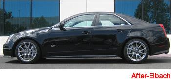 Eibach Pro-Kit for 09-11 Cadillac CTS-V 6.2L V8 side view