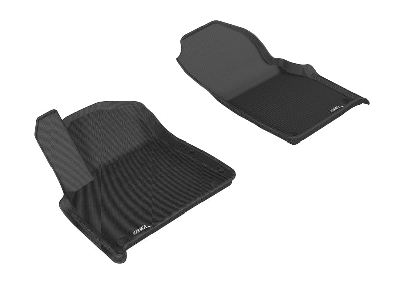 3D MAXpider 2017-2020 Audi Q7/Q8 Kagu 1st Row Floormat - Black Main image