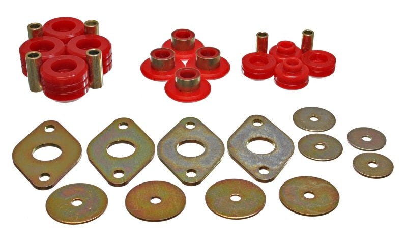Energy Suspension Cab Mount Bushing - Red replacement parts for off road vehicles