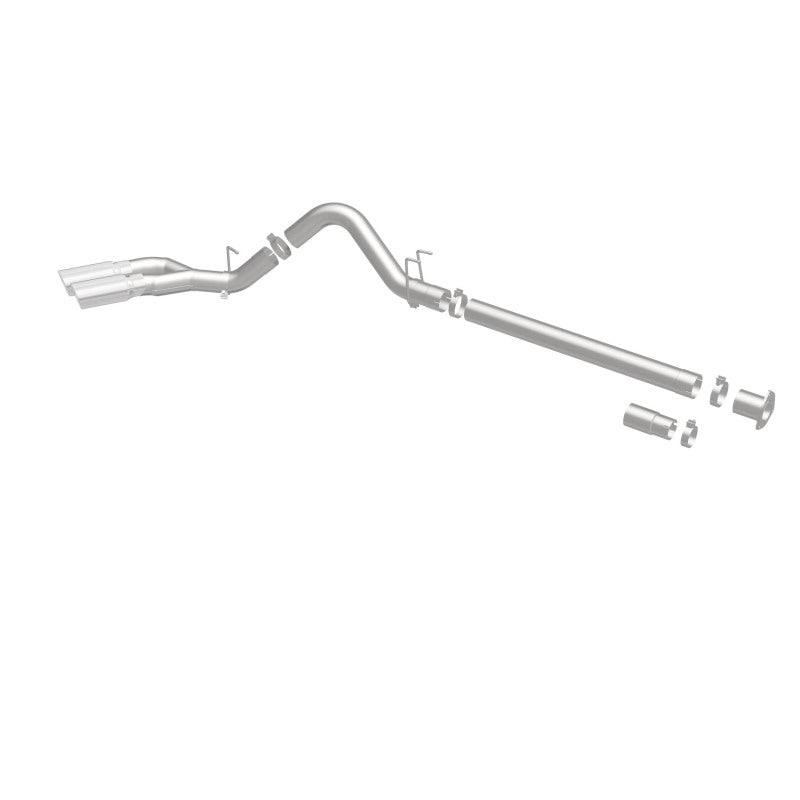 MagnaFlow 08-17 Ford F-250/F-350/F-450 4.6L/6.7 DPF-Back SS 4in Dual Single Passenger Side Rear Exit exhaust system