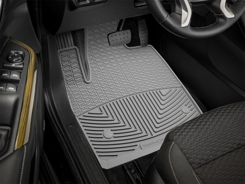 WeatherTech 2017+ GMC Acadia/Acadia Denali Front Rubber Mats - Grey Secondary image