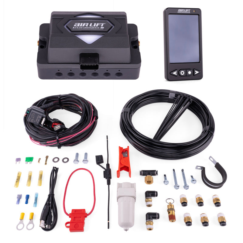 Air Lift ALP4 Air Management 1/4in Airline (No Tank/Compressor) parts kit for offroad suspension upgrades Main image