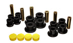 Energy Suspension 02-05 Dodge Ram 1500 2WD Black Rear Leaf Spring Bushing Set for offroad performance upgrades