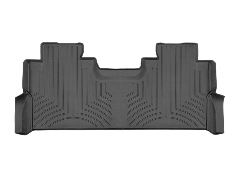 WeatherTech 2017+ Ford F-250/F-350/F-450/F-550 Crew Cab Rear FloorLiner HP - Black Main image