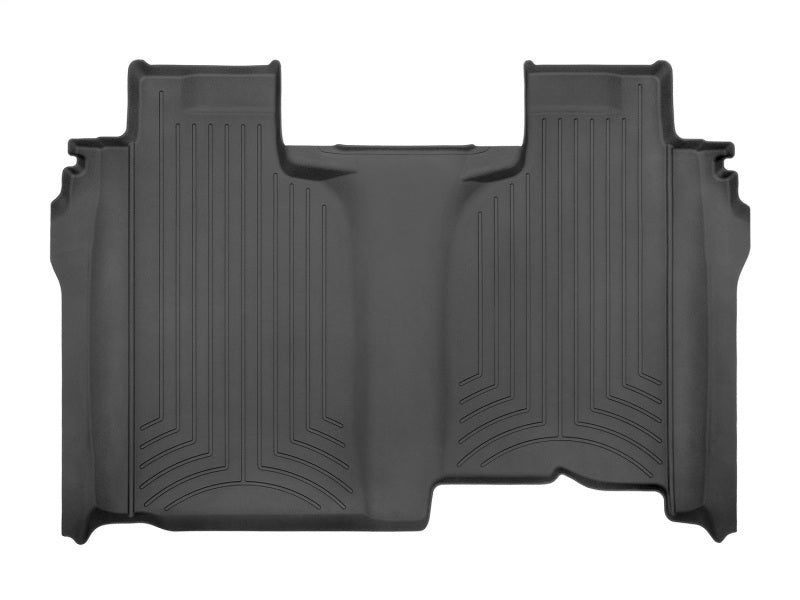 WeatherTech 19-23 Chevrolet Silverado 1500 Crew Cab Rear FloorLiner - Black for offroad truck accessories online Main image