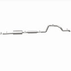 MagnaFlow 12-18 Jeep Wrangler 2.5in Overland Series Cat-Back Exhaust system for offroad performance upgrades