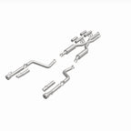 MagnaFlow 2017+ Dodge Charger 409 SS Polished 3in Quad Tips Cat-Back Exhaust components