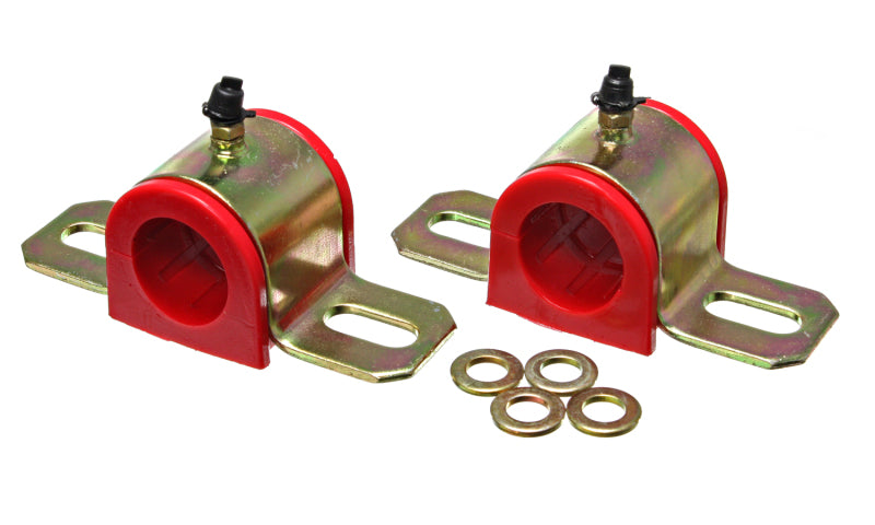 Energy Suspension Universal Red Greaseable 35mm Sway Bar Bushings for offroad performance upgrades Main image