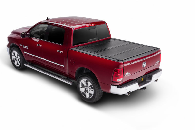 BAK 02-18 Ram 1500 (19-20 Classic Only) / 03-20 Ram 2500/3500 6ft 4in Bed (w/o Ram Box) BAKFlip F1 on red truck
