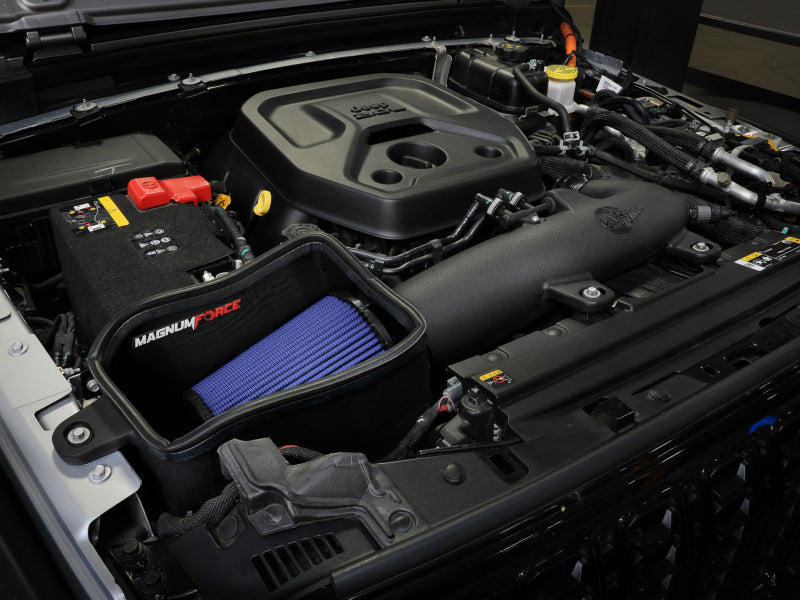 aFe 24-25 Jeep Wrangler JL 4XE L4 2.0L Magnum FORCE Stage-2 Cold Air Intake System w/ Pro 5R Filter Secondary image