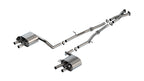 Borla 22-23 Kia Stinger 3.3L V6 Turbo 2.25in Pipe Dia Dual Split Rear Exit S-Type Cat-Back Exhaust system components