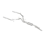 MagnaFlow SYS C/B 09 F-150 EC-CC/SB dual splt exhaust system with polished tips