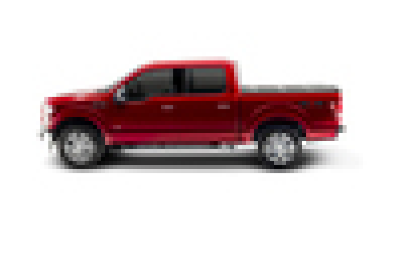 BAK 17-23 Ford Super Duty 6ft 9in Bed BAKFlip FiberMax on red truck