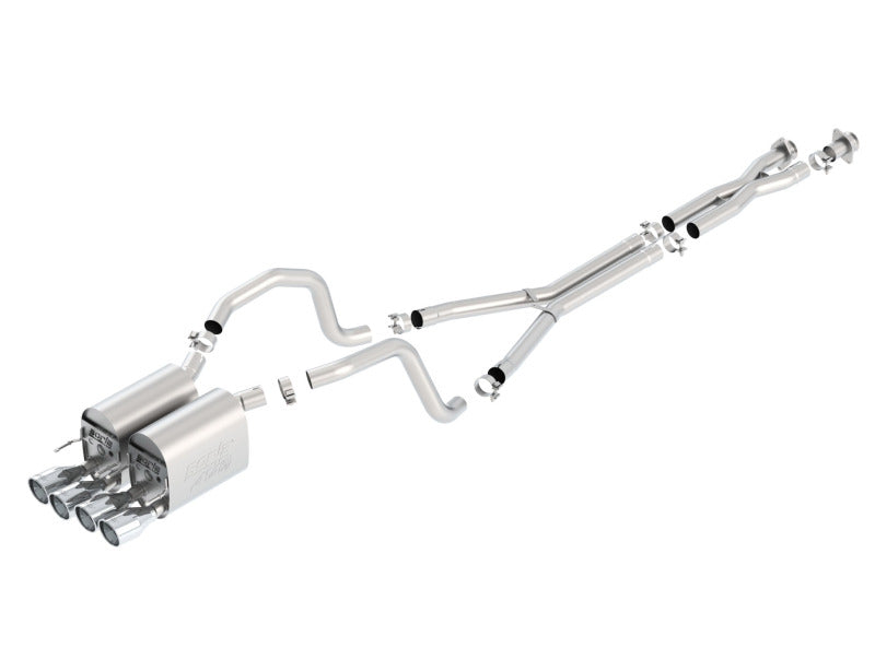 Borla 05-08 Chevrolet Corvette Coupe/Convertible 2dr 6.2L 8cyl AT/MT 6spd ATAK SS Catback Exhaust system components