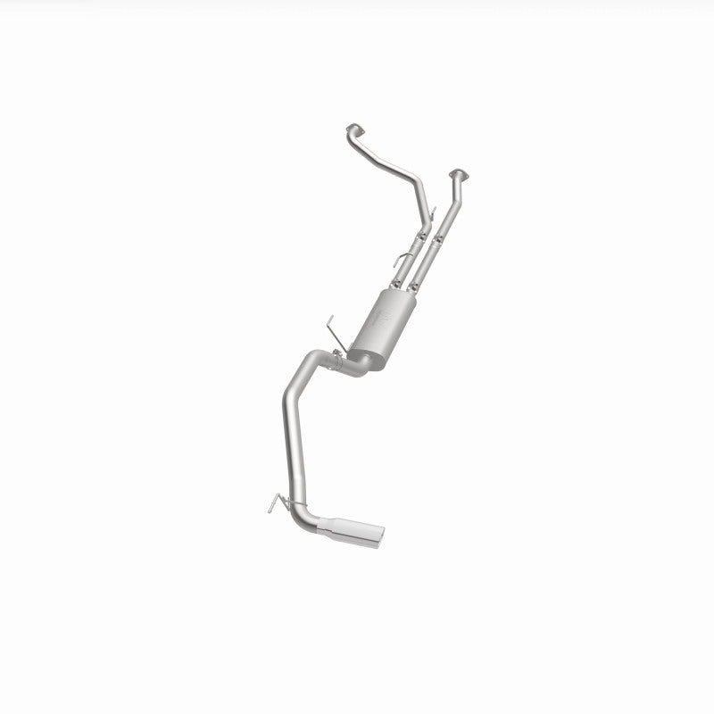 MagnaFlow CatBack 07-15 Nissan Titan V8 LGAS/LFLEX Single MF Polished Stainless Exhaust for performance upgrades