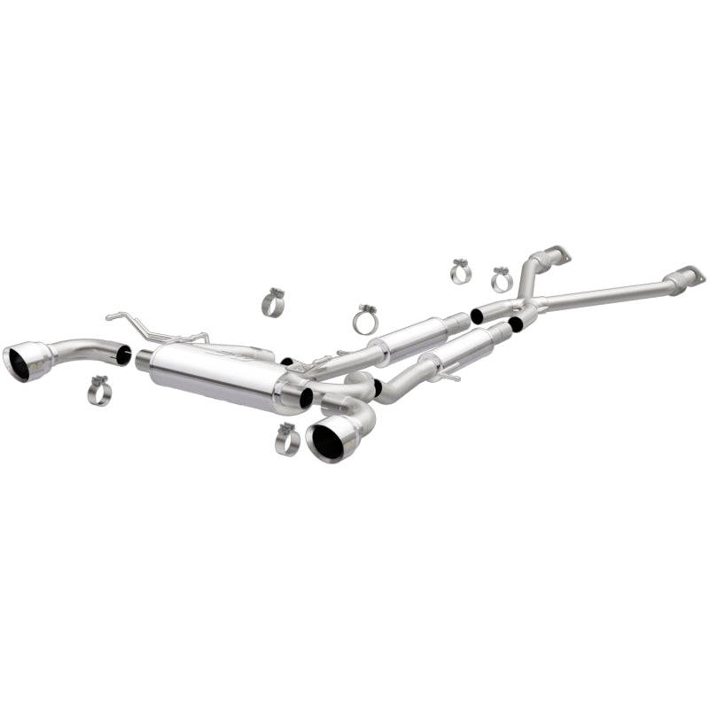 MagnaFlow Cat-Back 09-17 Nissan 370Z V6 3.7L Street Series SS 2.25in Dual Split Rear Exit Exhaust Secondary image