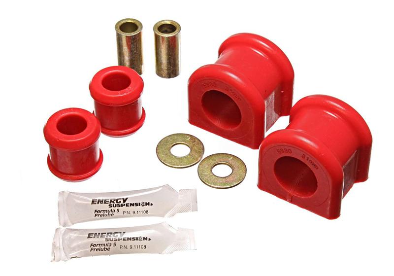 Energy Suspension 07-11 Jeep Wrangler JK Red Front 31mm Sway Bar and End Link Bushing Set Secondary image