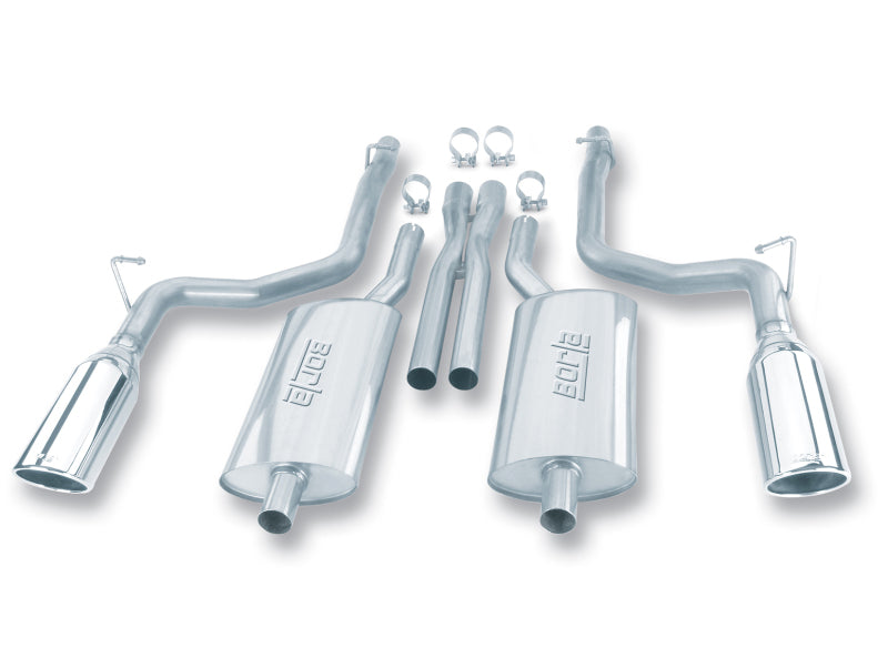 Borla 05-10+ Charger / Magnum / 300C R/T 5.7L Aggressive Catback Exhaust components