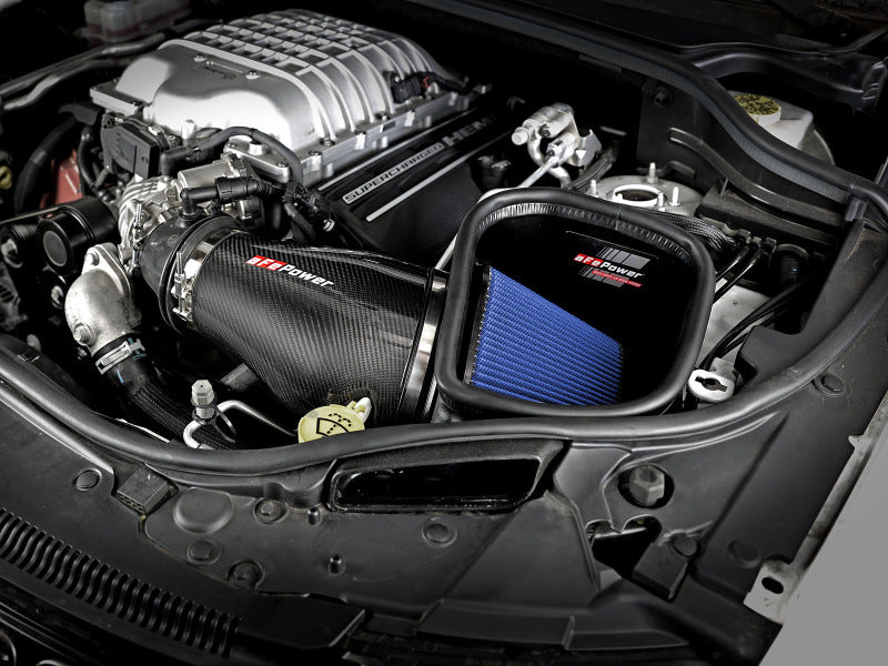 aFe Track Series Carbon Fiber Pro 5R AIS - 2018 Jeep Grand Cherokee Trackhawk (WK2) V8-6.2L(SC) Secondary image