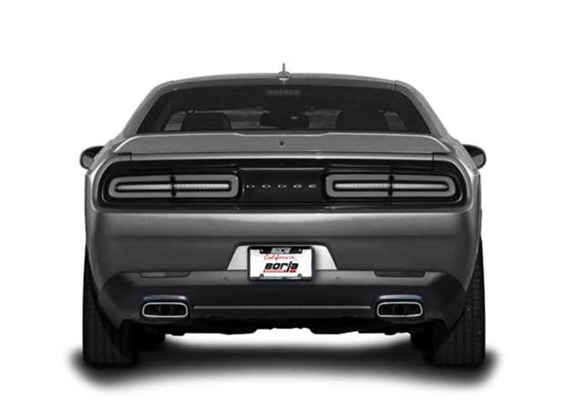 Borla 2015 Dodge Challenger 3.6L V6 ATAK Catback Exhaust No Tips Factory Valance rear view