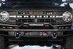 DV8 Offroad 21-22 Ford Bronco Factory Modular Front Bumper Bull Bar with LED light bar