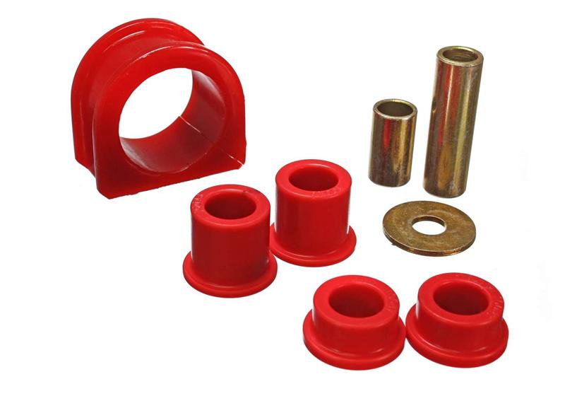 Energy Suspension Steering Rack Bushing Set - Red parts for offroad performance upgrades