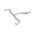 MagnaFlow Cat-Back 2015 Alfa Romeo 4C 1.7L SS 2.5in Dual Split Rear 4.in Tips exhaust system for performance upgrades.