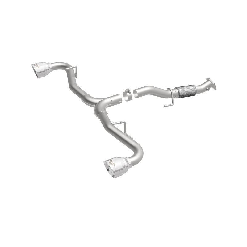 MagnaFlow Cat-Back 2015 Alfa Romeo 4C 1.7L SS 2.5in Dual Split Rear 4.in Tips exhaust system for performance upgrades.