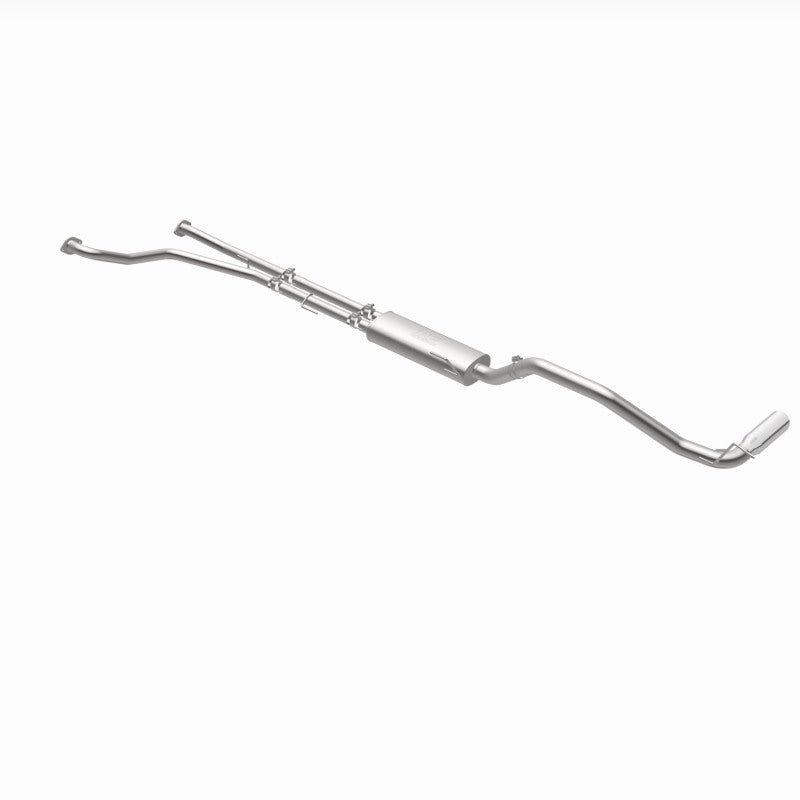 MagnaFlow CatBack 07-15 Nissan Titan V8 LGAS/LFLEX Single MF Polished Stainless Exhaust view