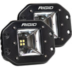 Rigid Industries Radiance+ Scene RGBW Flush Mount - Pair for offroad lighting and electrical.