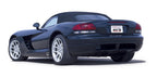 Borla 03-08 Viper SRT-10 8.3L SS Catback Exhaust on a black sports car.