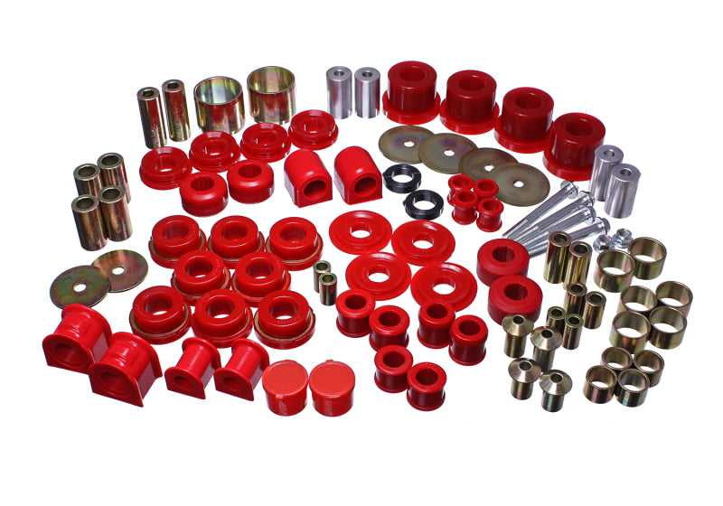 Energy Suspension 15-16 Ford Mustang Red Hyper-Flex Master Bushing Set Secondary image