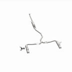 MagnaFlow 16-18 Honda Civic L4 2.0L Street Series Cat-Back Exhaust w/ Polished Tips image showcasing the exhaust system design.