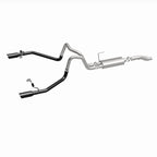 Magnaflow 21 Ford F-150 Street Series Cat-Back Performance Exhaust System- Dual-Split Rear Exit for enhanced truck performance.