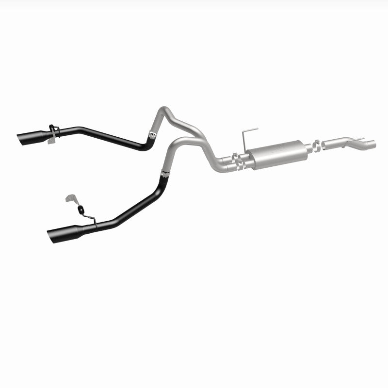 Magnaflow 21 Ford F-150 Street Series Cat-Back Performance Exhaust System- Dual-Split Rear Exit for enhanced truck performance.