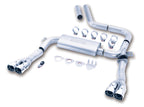 Borla 98-01 CAMARO/TRANS AM 5.7L V8 AT/MT Catback Exhaust Quad Tips with shiny stainless steel finish.