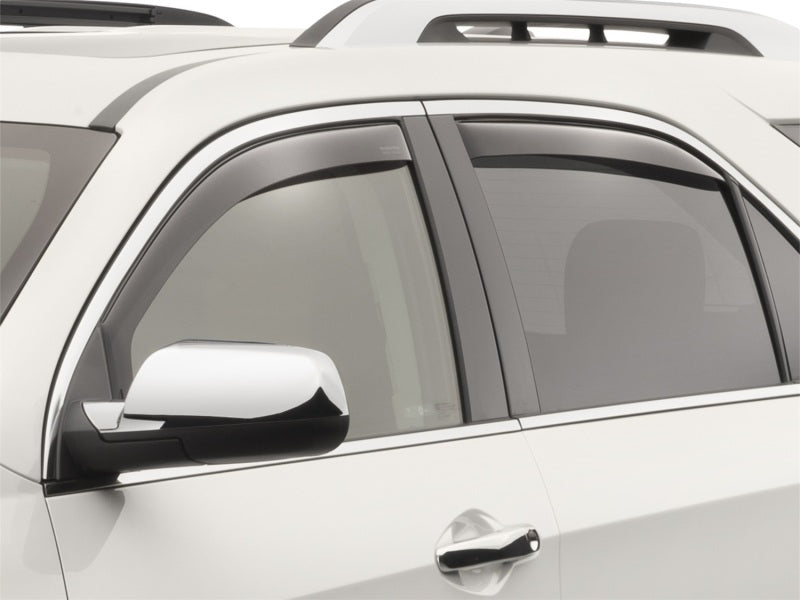 WeatherTech 10-17 Chevrolet Equinox Front&Rear Side Window Deflectors - Dark Tint Secondary image