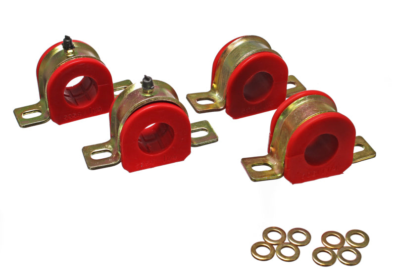 Energy Suspension 1-1/4in GM Greaseable S/B Set - Red for offroad performance upgrades.