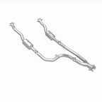 MagnaFlow 20-21 Ford Transit-150 Single Underbody V6 3.5L RWD Direct-Fit Catalytic Converter for offroad performance upgrades.