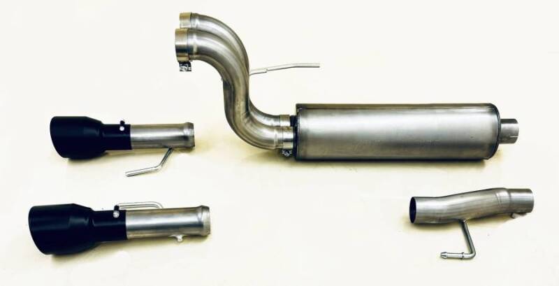 Gibson 2024 Ford F150 5.0L Black Elite Stainless Steel Split Rear Exhaust Secondary image