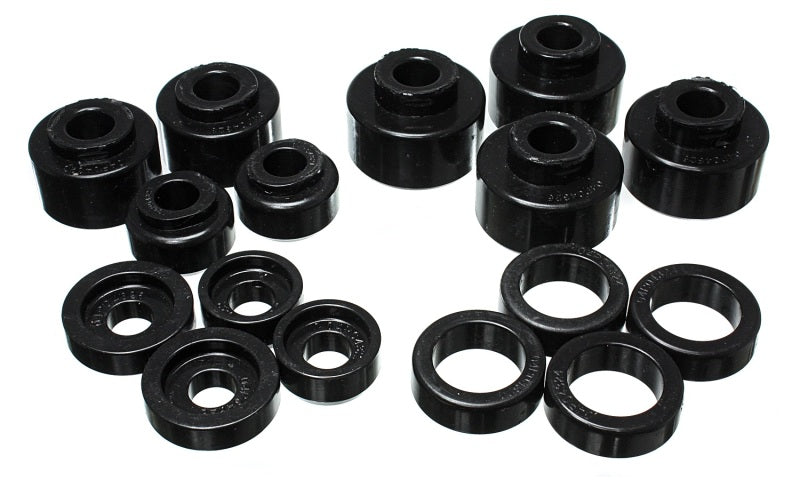 Energy Suspension 99-07 Ford F-250/F-350 SD 2/4WD Crew Cab Body Mount Set - Black Secondary image