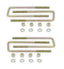 MaxTrac Rear U-Bolts for 3in/4in Lift Blocks - 12.50in x 2.625in x 9/16in - Set of 4 with nuts and washers