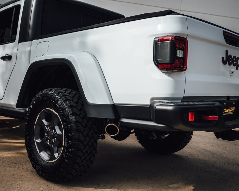 Gibson 20-22 Jeep Gladiator JT Rubicon 3.6L 3in Cat-Back Single Exhaust - Stainless Secondary image