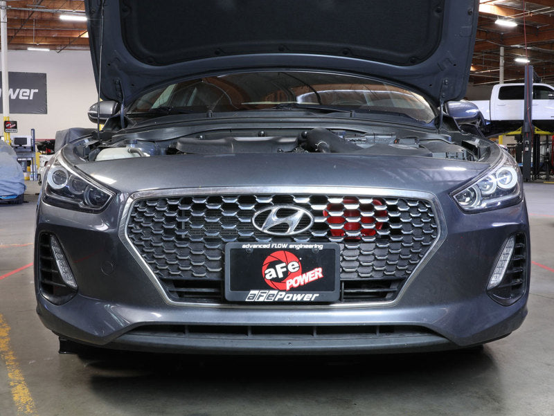 aFe 18-20 Hyundai Elantra GT L4-1.6L (t) Takeda Momentum Dynamic Air Scoop - Red Secondary image