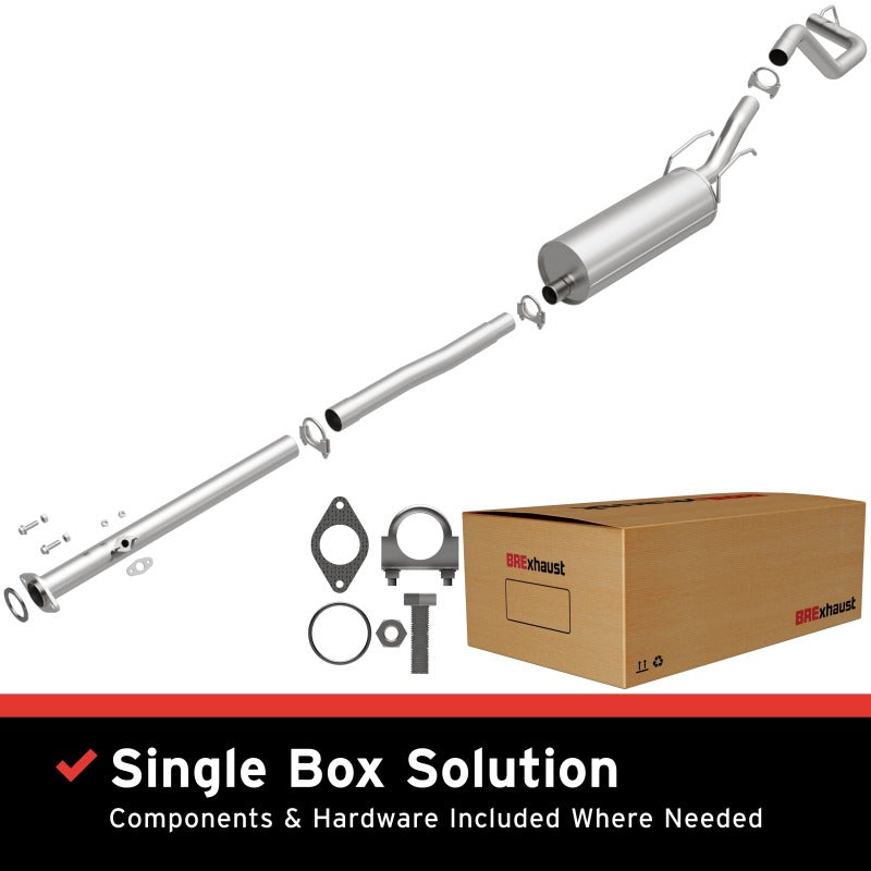 MagnaFlow BRE Exhaust Kit 95-00 Toyota Tacoma 2.7L components and hardware included montage Main image