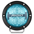 Rigid Industries 360-Series 4in LED Off-Road Diffused Beam - RGBW Backlight (Pair) for offroad lighting and electrical.