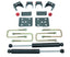 MaxTrac 15-17 Ford F-150 2WD 3.5L V6 EcoBoost/5.0L V8 5in Rear Lowering Flip Kit components and hardware.